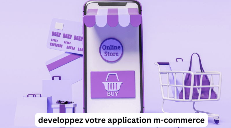 developpez votre application m-commerce